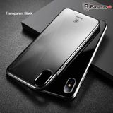  Ốp lưng Silicone trong suốt chống bụi Baseus Simple Case cho iPhone X (Soft Silicone, Dirt-resistant Case) 