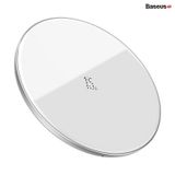  Đế sạc nhanh không dây 15W Baseus Simple Wireless Charger cho iPhone/Samsung/Xiaomi/ Huawei (15W,  2020 Upgraded Version Wireless Quick charger) 