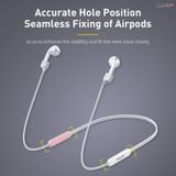  Dây đeo thể thao dạ quang, chống rớt cho Airpods Gen 1/2 Baseus Let''s go Fluorescent Ring Sports Silicone Lanyard Sleeve 