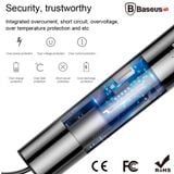  Pin sạc dự phòng siêu nhỏ gọn Baseus cho iPhone và Smartphone Android (2000mAh, tích hợp dây sạc đa năng cho Android/ iOS) 