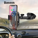  Đế giữ điện thoại trên xe hơi tích hợp sạc không dây Baseus Smart Vehicle Bracket 10W Wireless Charger 