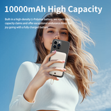  Pin Dự Phòng Không Dây Nam Châm ROCK TieTie with Type-C Built-in Cable 10000mAh 20W 
