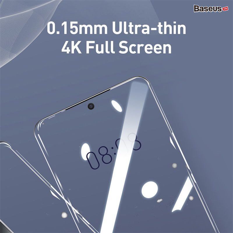  Bộ 2 Miếng Film dán dẽo chống trầy cho Samsung S20 Series Baseus 0.15mm Full-screen Curved anti-Explosion (2Pcs/ set , Soft screen protector) 