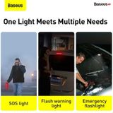  Đèn pin sạc năng lượng mặt trời đa năng Baseus Solar Emergency Car Flashlight (Hít nam châm, Pin sạc mặt trời, SOS) 