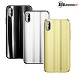  Ốp lưng kính tráng gương 3D Baseus Sparkling Case LV218 cho iPhone X (3D Glass + TPU) 