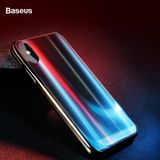  Ốp lưng kính tráng gương 3D Baseus Sparkling Case LV218 cho iPhone X (3D Glass + TPU) 