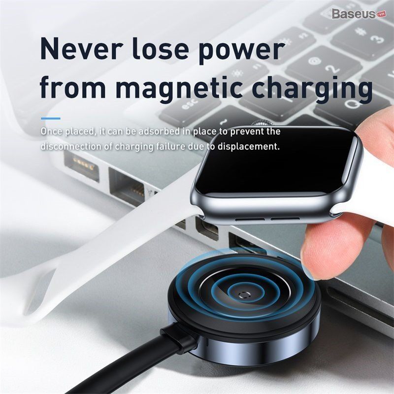  Cáp sạc đa năng tích hợp sạc không dây cho Apple Watch Baseus Star Ring Series 4 in 1 (Type C/Micro/Lightning + Apple Watch Wireless charger, 3A Fast charge, 18cm portable cable) 