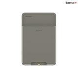  Case đựng thẻ siêu mỏng dùng gắn lưng điện thoại Baseus Back Stick Silicone Card Bag (92 x 60mm) 