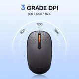  Chuột không dây Bluetooth & 2.4GHz Baseus F01B Tri-Mode Wireless Mouse Baby cho Laptop/Macbook/iPad/Tablet (1600dpi, 3 in 1 Wireless Mode 2.4GHz/Bluetooth 5.0/BT3.0) 