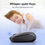  Chuột không dây Bluetooth & 2.4GHz Baseus F01B Tri-Mode Wireless Mouse Baby cho Laptop/Macbook/iPad/Tablet (1600dpi, 3 in 1 Wireless Mode 2.4GHz/Bluetooth 5.0/BT3.0) 