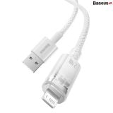  Cáp Sạc Nhanh Tự Ngắt Baseus Explorer Series 2 USB A to Lightning 2.4A dùng cho iPhone/iPad (Smart Power-Off with Smart Temperature Control, Fast Charging Cable) 