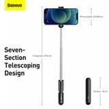  Gậy tự sướng siêu nhỏ gọn Baseus Ultra Mini Bluetooth Folding Selfie Stick (15cm/675mm, Bluetooth 4.2) 