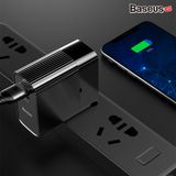  Bộ sạc nhanh đa năng Baseus Transun Series Type-C PD3.0 + USB Quick charger cho Smartphone/ Tablet/ Macbook (3A, 29W, USB + Type C PD Auto Voltage  Travel Charger) 