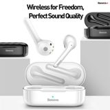  Tai nghe không dây cảm ứng Baseus Encok True Wireless Earphones W07 (Bluetooth 5.0, Touchable and intelligent Noise Reduction, IP55 Waterproof TWS Earphones) 