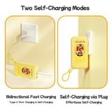  Pin Dự Phòng Kiêm Củ Sạc ROCK Crayon Shinchan Y30 10000mAh 22.5W (with Built-in Type-C + Lightning Cable) 