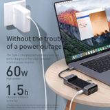  Hub chuyển đa năng Baseus Square Desk Type-C Multi-functional HUB ( Type-C to USB3.0x3 + Type-C (PD)+TF/SD + HDMI 4K + VGA  / RJ-45 LAN) 