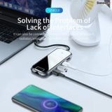  Hub chuyển đa năng Baseus Superlative Multifunctional 6 in 1 (Type-C to 3xUSB3.0+HDMI+RJ45+PD) 