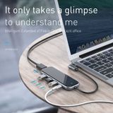  Hub chuyển đa năng Baseus Superlative Multifunctional 5 in 1 (Type-C to 3xUSB3.0+HDMI+PD) 