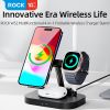  Đế Sạc Không Dây 4-in-1 15W ROCK W52 Multifunctional 