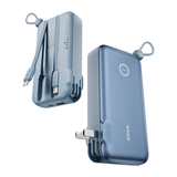  Pin Dự Phòng Kiêm Củ Sạc ROCK Y30 10000mAh 22.5W (with Built-in Type-C + Lightning Cable) 