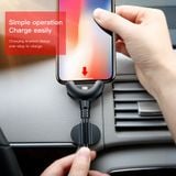  Cáp sạc nhanh Lightning tích hợp giá đỡ điện thoại gắn trên xe hơi dùng cho Iphone Baseus O-type Car Mount Cable ( USB - Lightning - 2.1A Quick Charge ) 