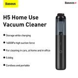  Máy hút bụi cầm tay mini gia Baseus H5 Home Use Vacuum Cleaner Dark Space Black 