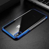  Ốp lưng Silicone dẽo trong suốt viền si Crome màu Baseus Shining Case cho iPhone XR/ XS/ XS Max ( Soft TPU Silicone) 