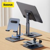  Giá Đỡ Máy Tính Bảng Baseus Desktop Biaxial Foldable Metal Stand Cho iPad Stable Xoay 360° Bằng Kim Loại Có Thể Gập Lại 