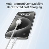  Cáp Sạc Nhanh USB to Type-C ROCK Z20 6A (1M, Nylon Braided) 