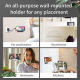  Bộ đế giữ điện thoại dán tường Baseus Wall Mounted Metal Holder (Aluminum Alloy, Two-phone Holder Stand) 