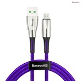  Cáp sạc nhanh siêu bền Baseus Waterdrop Micro USB Cable dùng cho Smartphone Android Samsung/Oppo/Xiaomi (4A/20W, Data Sync and QC/VOOC Quick Charging, Nylon Braided) 