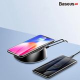  Đế sạc nhanh không dây Baseus Wireless Charger LV313 tích hợp 3 cổng sạc USB 3.4A cho iPhone/ Samsung/Xiaomi (10W,Qi Wireless Quick Charger with 3 USB Ports 3.4A) 