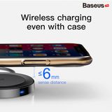  Cáp sạc tích hợp sạc không dây Baseus Wireless Charge Lightning Cable cho iPhone 8/ iPX/ XS/ RX / iP XS Max, Samsung S9/N9 (2.4A, 1.2m,5W Wireless Charger) 