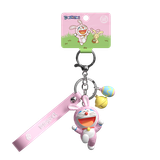  Móc Chìa Khoá Kèm Khuếch Tán Hương Thơm ROCK Doraemon Aroma Diffuser Key Chain (Easter chicken / Pink rabbit) 