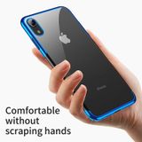  Ốp lưng trong suốt viền si màu Baseus Glitter Case cho iPhone XS/XR/XS Max (Hard PC, Ultra Thin Luxury Plating Plastic Case) 