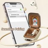  Tai Nghe Không Dây ROCK Doraemon Retro Style TWS (Dorayaki, Doraemon Authentic Licensed) 