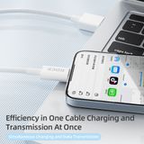  Cáp Sạc Nhanh USB to Lightning ROCK Z20 2.4A (1M, Nylon Braided) 