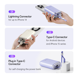  Pin Dự Phòng ROCK PowerSack with Cable 10000mAh 22.5W (Fast Charging) 