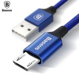  Cáp sạc nhanh, siêu bền Baseus Micro USB Yiven Series cho Smartphone Android Samsung/Xiaomi/Oppo/Asus/Huawei (2A, Quick charge 3.0) 