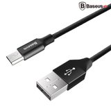  Cáp sạc nhanh, siêu bền Baseus Micro USB Yiven Series cho Smartphone Android Samsung/Xiaomi/Oppo/Asus/Huawei (2A, Quick charge 3.0) 