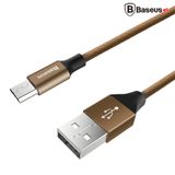  Cáp sạc nhanh, siêu bền Baseus Micro USB Yiven Series cho Smartphone Android Samsung/Xiaomi/Oppo/Asus/Huawei (2A, Quick charge 3.0) 