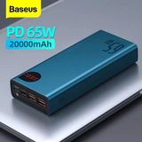  Pin dự phòng sạc nhanh Baseus Adaman Metal Digital Display Quick Charge Power Bank cho Smartphone/ iPad/ Macbook/ Laptop (65W, 20000mAh, QC3.0/ PD3.0/ SCP/ AFC Quick charge Power Bank) 