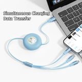  Cáp Sạc Đa Năng ROCK Doraemon G16 3-in-1 USB to M+L+C 3.5A (1m, 480Mbps) 