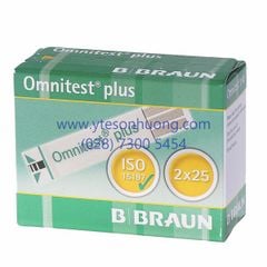 Que thử đường huyết Omnitest Plus (hộp 50 que)