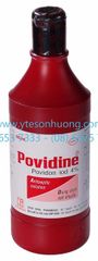 Dung dịch sát khuẩn Povidine 4% 500ml (đỏ)