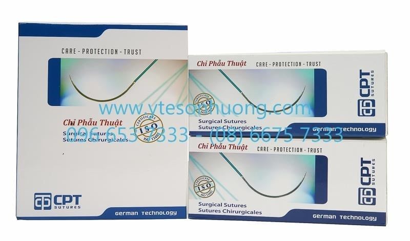 Chỉ phẫu thuật CPT Silk 2/0, không kim 13 sợi x 60 cm, S30136