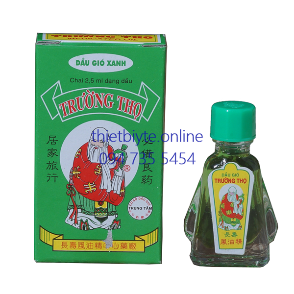 Dầu Gió Xanh Trường Thọ 2.5ml