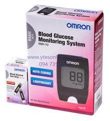 Máy đo đường huyết Omron HGM-112 (kèm 10 que)