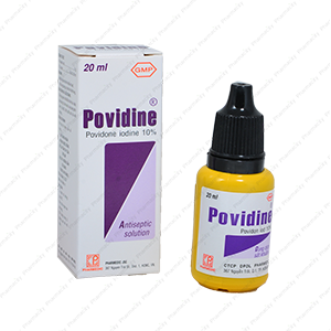 Dung dịch sát khuẩn Povidine 10% 20ml (Vàng)