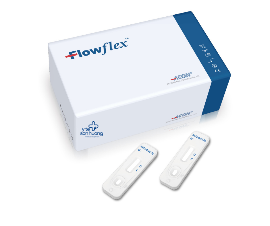Kit test nhanh kháng nguyên Covid-19 Flowflex